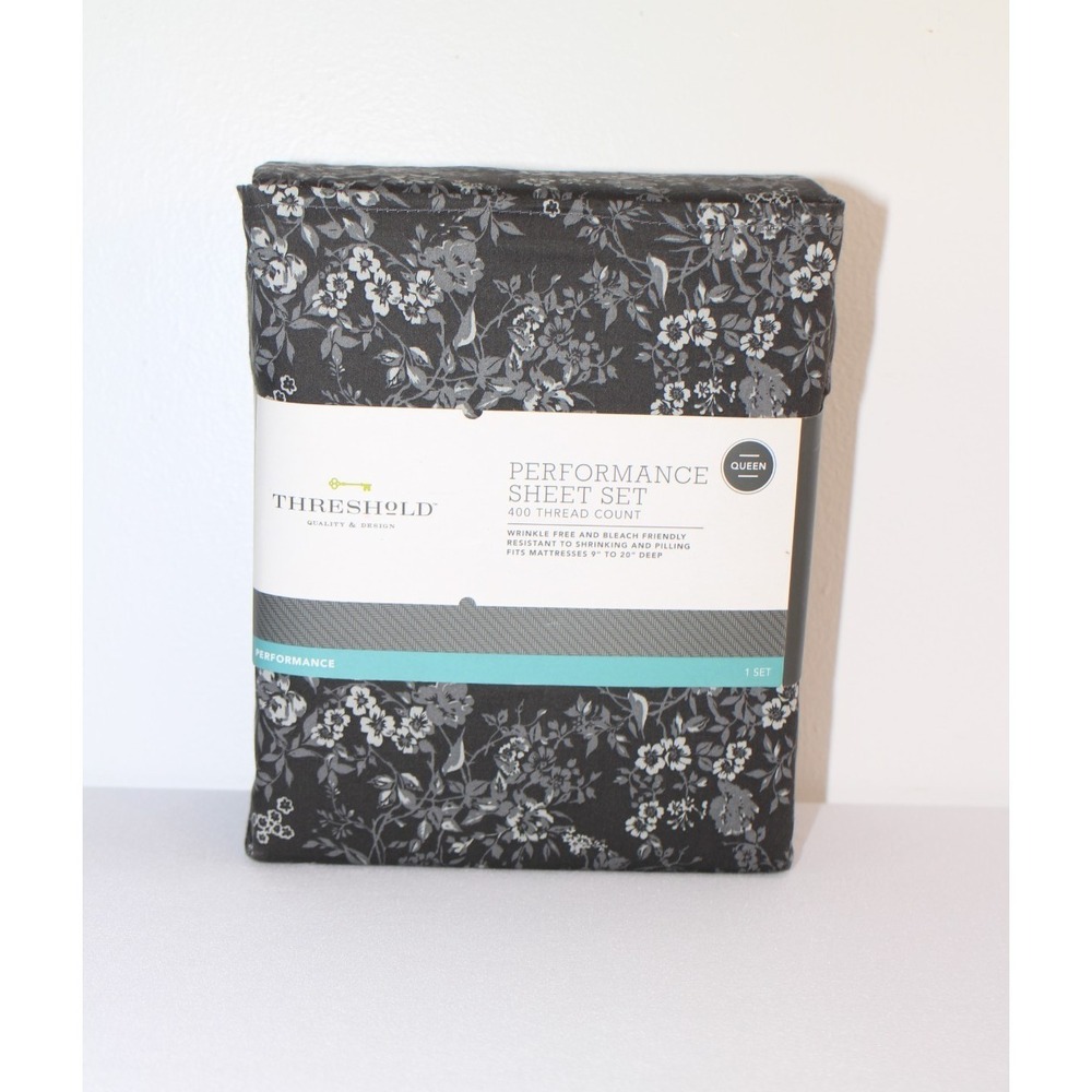 NEW THRESHOLD PERFORMANCE SHEET SET 400 THREAD COUNT SIZE QUEEN